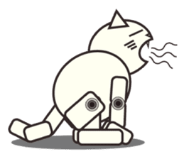 ROBO Cat English sticker #12522511