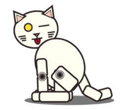 ROBO Cat English sticker #12522513