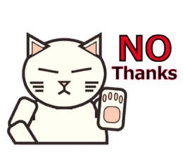 ROBO Cat English sticker #12522517