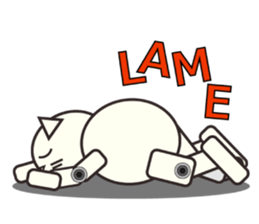 ROBO Cat English sticker #12522520