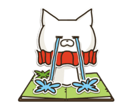 pop-up book cat sticker #12523016