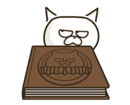 pop-up book cat sticker #12523020