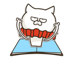 pop-up book cat sticker #12523024