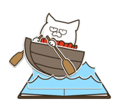 pop-up book cat sticker #12523025