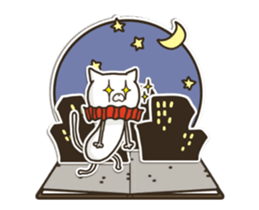 pop-up book cat sticker #12523026