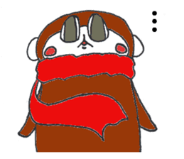 The outlow cat called -Devil Tako- sticker #12523632