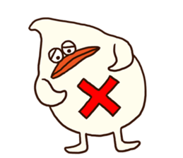 The fat bird (Kansai dialect) sticker #12524843