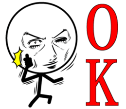 Cool man of words sticker #12525782