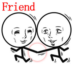 Cool man of words sticker #12525791