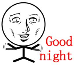 Cool man of words sticker #12525800