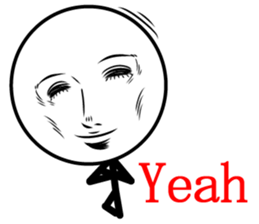 Cool man of words sticker #12525803