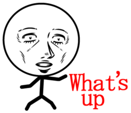 Cool man of words sticker #12525805