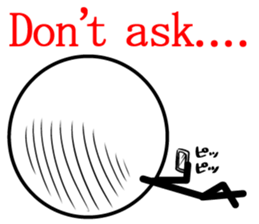 Cool man of words sticker #12525809