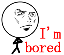 Cool man of words sticker #12525811