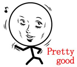 Cool man of words sticker #12525812