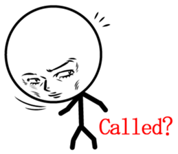 Cool man of words sticker #12525814