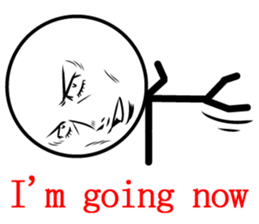 Cool man of words sticker #12525815