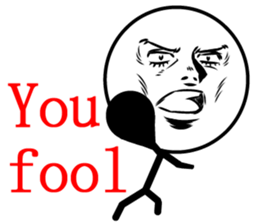 Cool man of words sticker #12525818