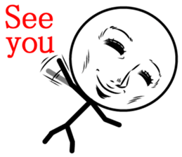 Cool man of words sticker #12525821