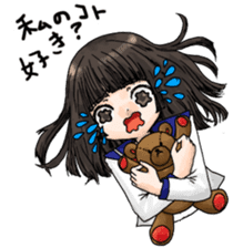 High-school girl, Yabami-chan sticker #12526646