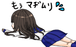 High-school girl, Yabami-chan sticker #12526678