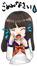 High-school girl, Yabami-chan sticker #12526679