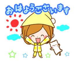 Leisurely a girlfriend.Words to use well sticker #12526727