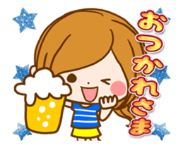 Leisurely a girlfriend.Words to use well sticker #12526734