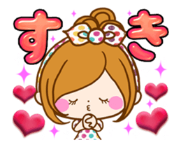 Leisurely a girlfriend.Words to use well sticker #12526746