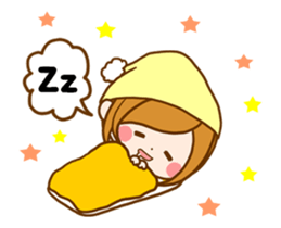 Leisurely a girlfriend.Words to use well sticker #12526747