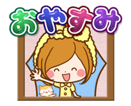 Leisurely a girlfriend.Words to use well sticker #12526748