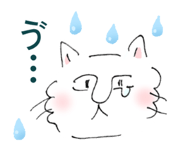 Loose and simple cat's sticker #12526756
