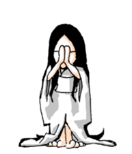 Scary girl5 sticker #12527124