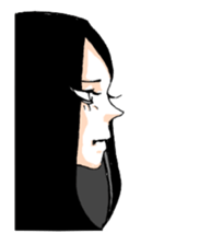 Scary girl5 sticker #12527129