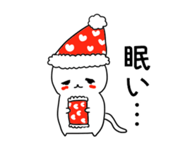 Drooping eyes cat one phrase. sticker #12528245