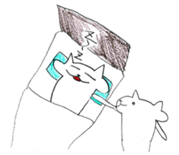 Puku cat sticker #12528321