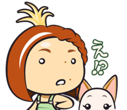 haruka the corn ver.1.1 sticker #12529108