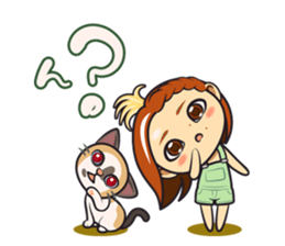 haruka the corn ver.1.1 sticker #12529114