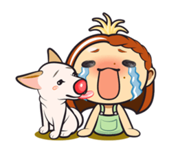 haruka the corn ver.1.1 sticker #12529122