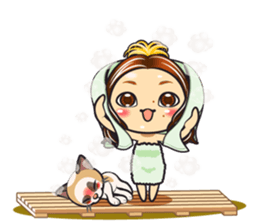 haruka the corn ver.1.1 sticker #12529127