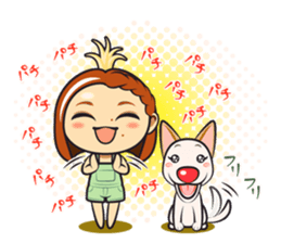 haruka the corn ver.1.1 sticker #12529131