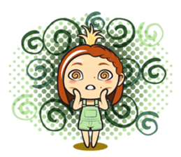 haruka the corn ver.1.1 sticker #12529134