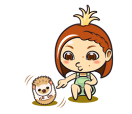 haruka the corn ver.1.1 sticker #12529135