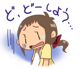 Corgi dog which stays at home sticker #12529401