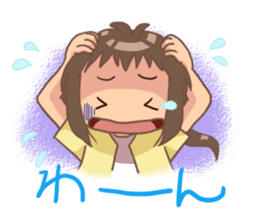 Corgi dog which stays at home sticker #12529402