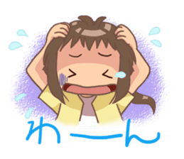 Corgi dog which stays at home sticker #12529402