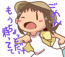 Corgi dog which stays at home sticker #12529415