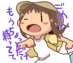 Corgi dog which stays at home sticker #12529415