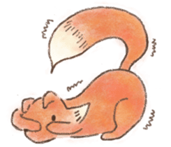 The little fox and his friends sticker #12530327