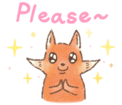 The little fox and his friends sticker #12530328